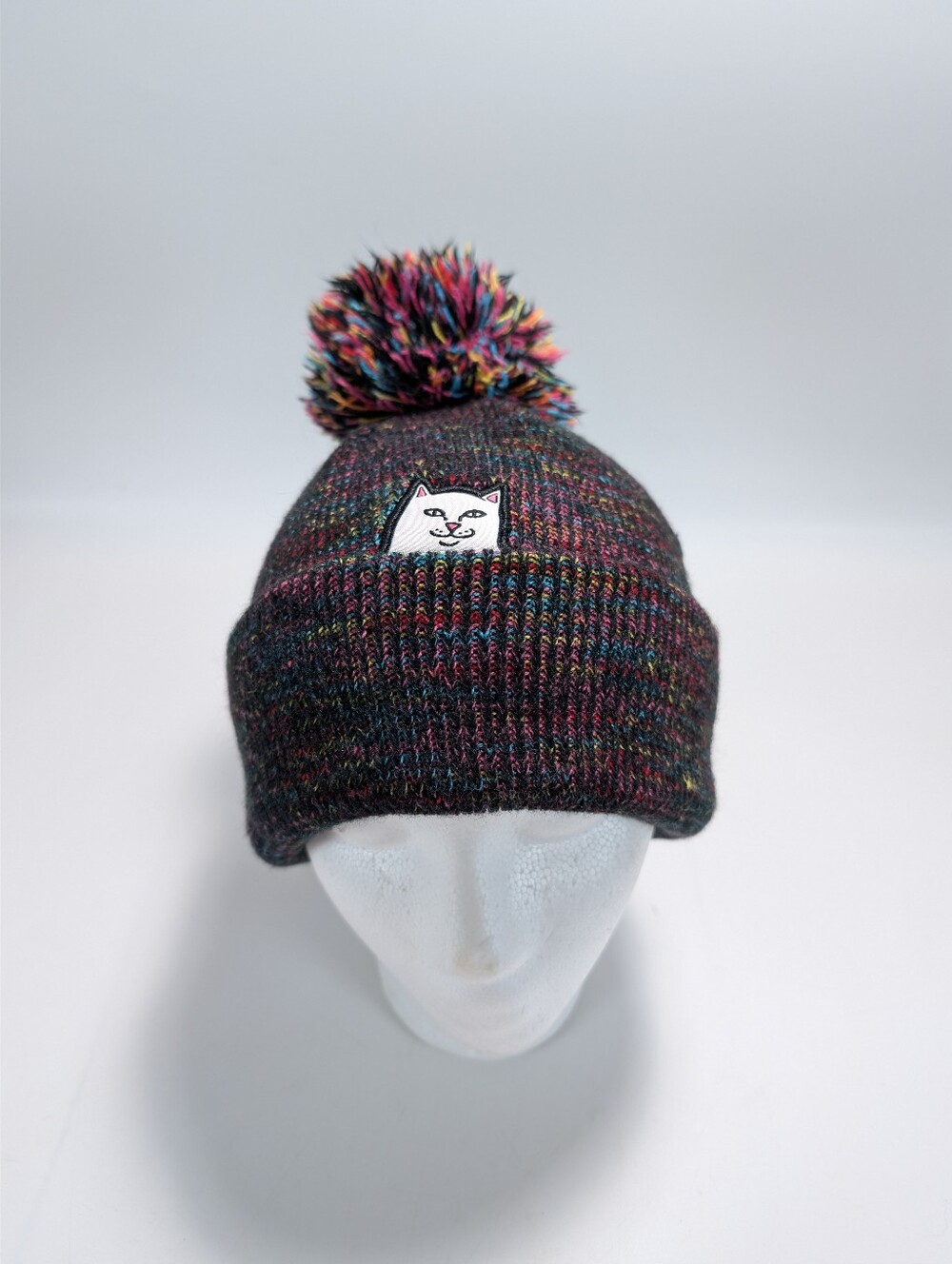 Ripndip Lord Nermal Multi-color Pom Beanie